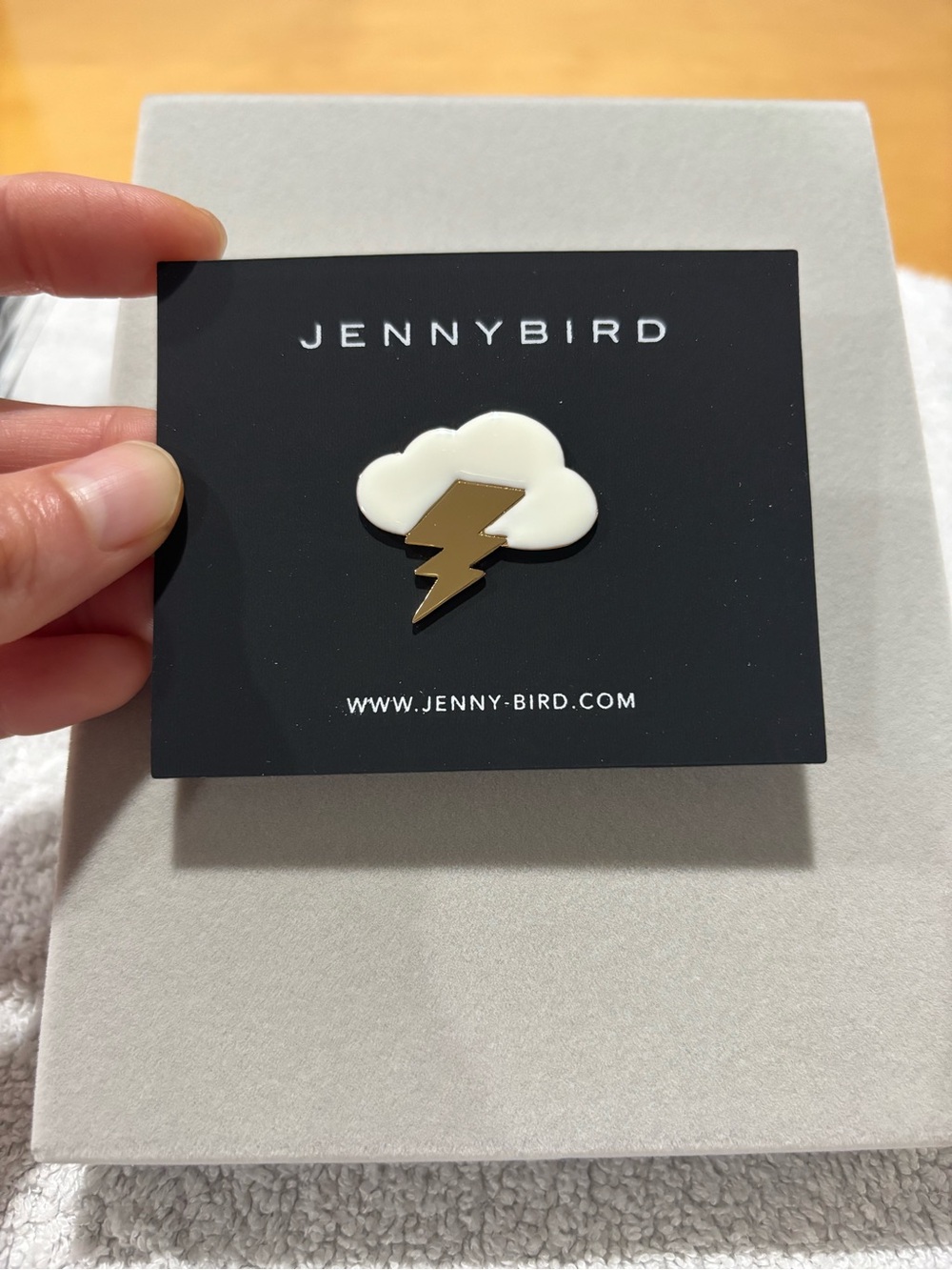 Jenny Bird Dark and Stormy Brooch